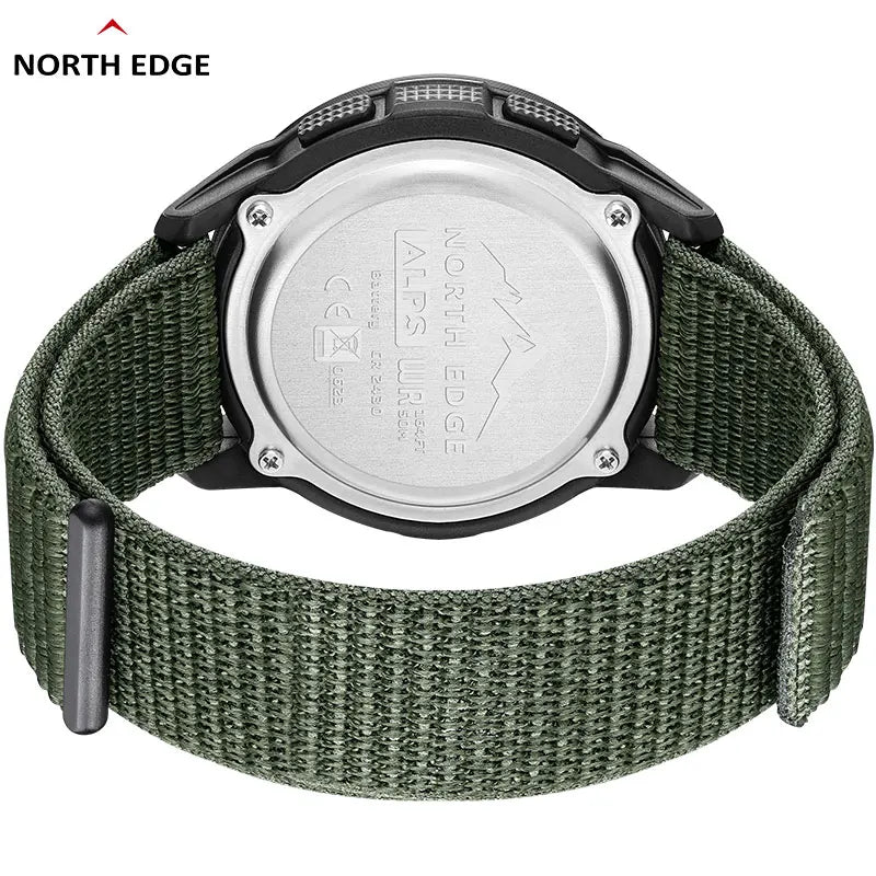 North Edge ALPS Digital Sports Watch – 5ATM & Compass