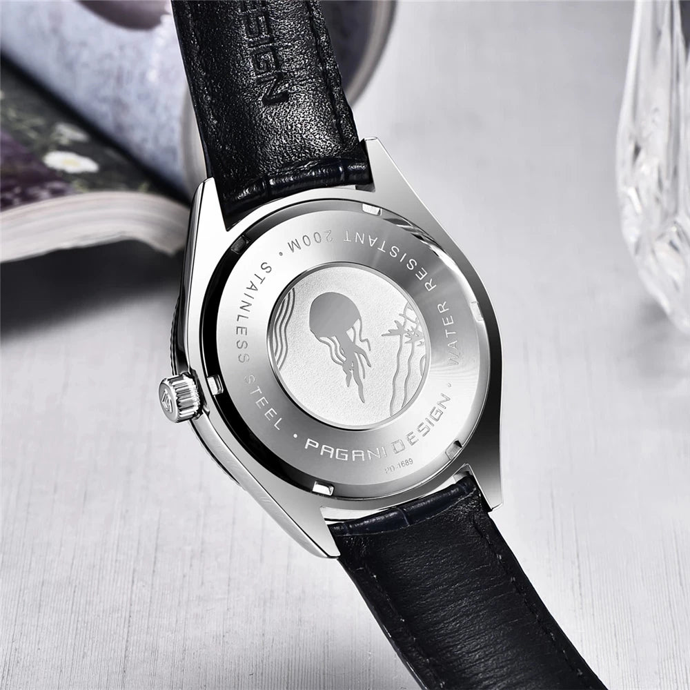 Pagani Design Dress Watch 40mm Leather Sapphire