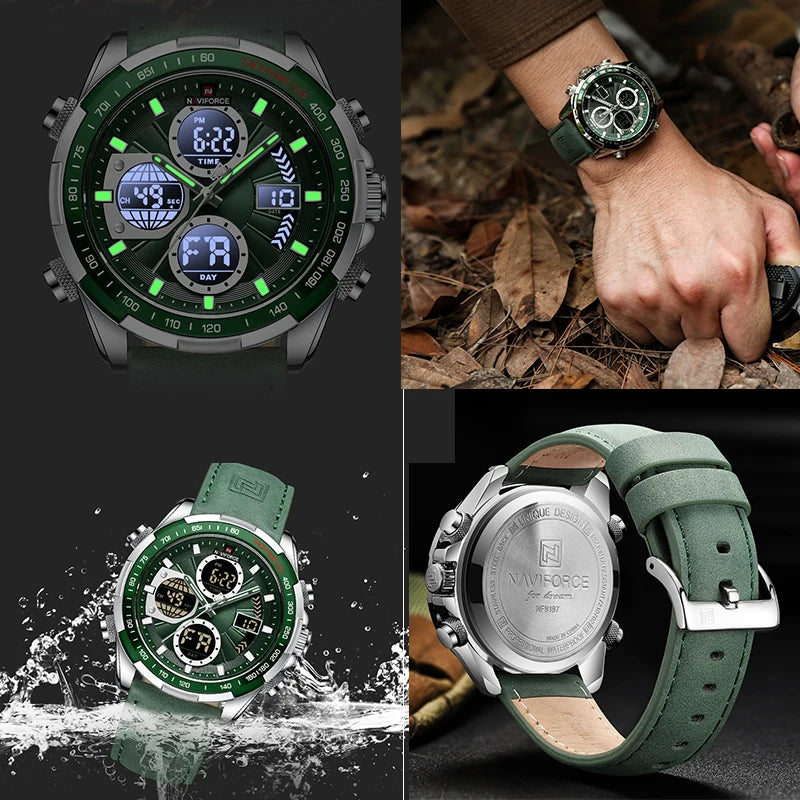 Naviforce Green Dual