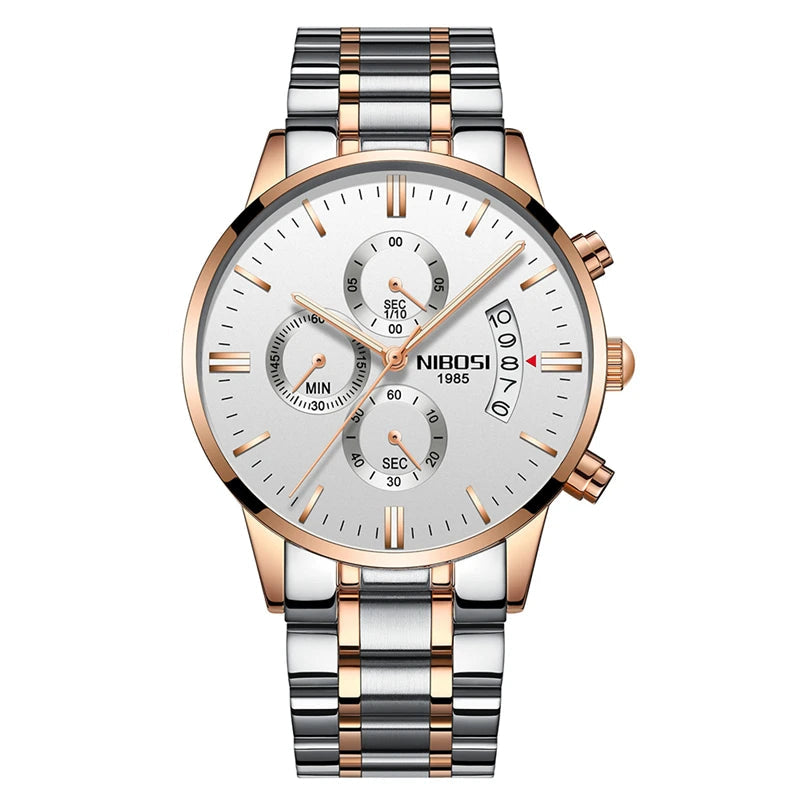 NIBOSI Mens Watches Top Brand Luxury Famous Men's Dress Watch Fashion Casual Military Quartz Wristwatches Saat Relogio Masculino