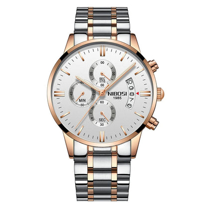 NIBOSI Mens Watches Top Brand Luxury Famous Men's Dress Watch Fashion Casual Military Quartz Wristwatches Saat Relogio Masculino