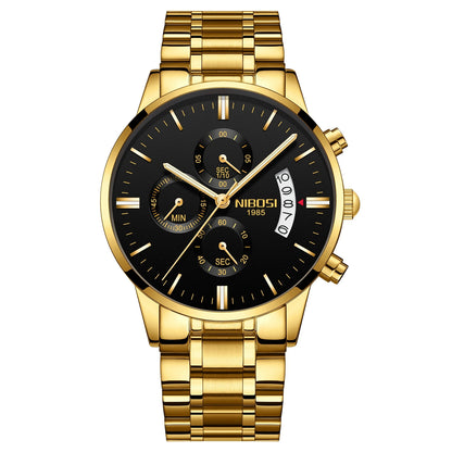 NIBOSI Mens Watches Top Brand Luxury Famous Men's Dress Watch Fashion Casual Military Quartz Wristwatches Saat Relogio Masculino