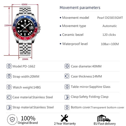 Emphaso GMT Master Steel