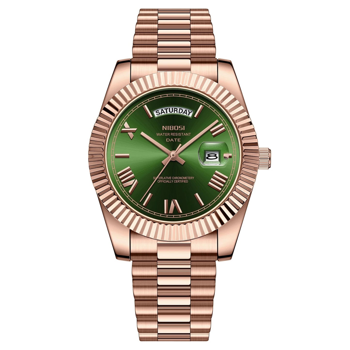 NIBOSI Fashion Quartz Men Watch Top Brand Luxury Wristwatch Day Date Miyota Watch Men Waterproof Steel Male Clock Reloj Hombre