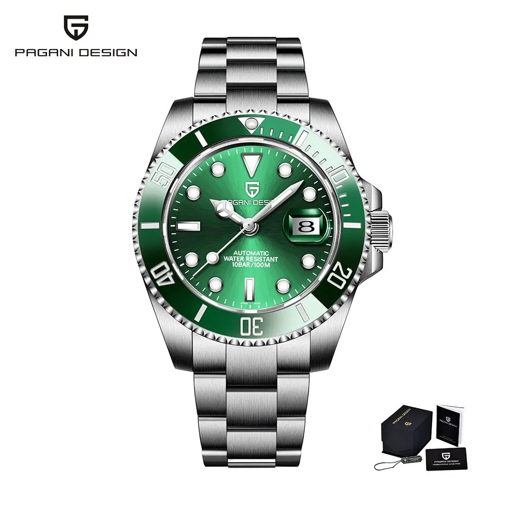 Pagani Design PD1661 Automatic Green Sapphire Diver