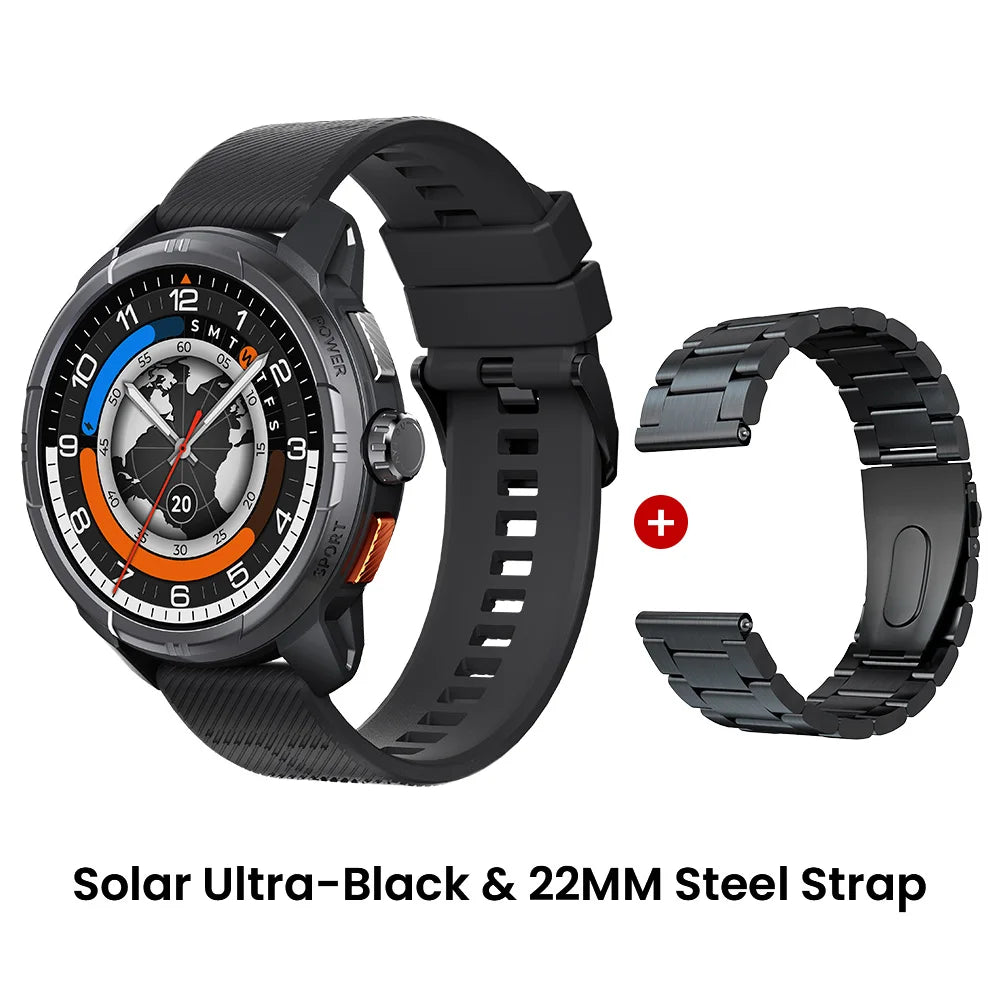 HAYLOU Solar Ultra GPS Smartwatch 1.6” AMOLED 5ATM