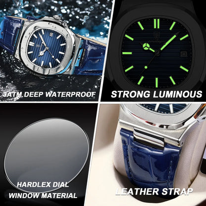 Emphaso Royal Blue Leather