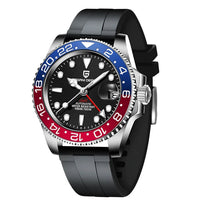 Rubber blue red