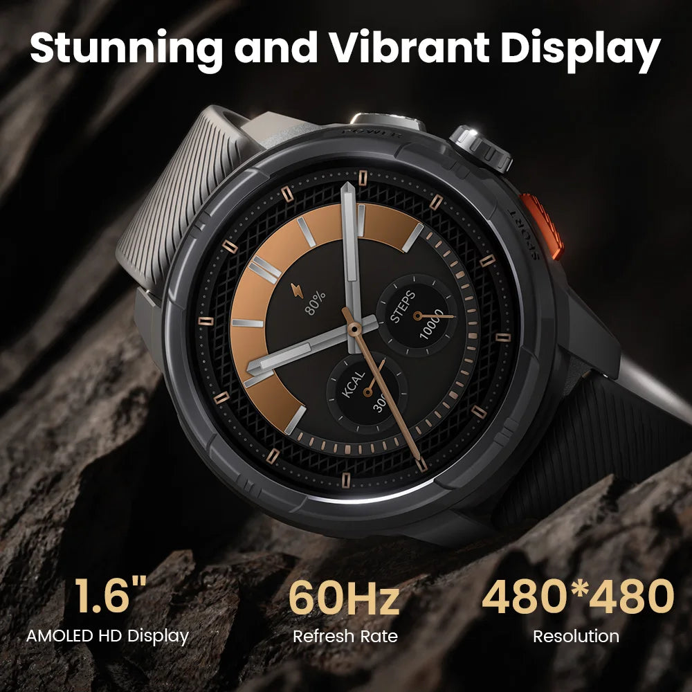 HAYLOU Solar Ultra GPS Smartwatch 1.6” AMOLED 5ATM
