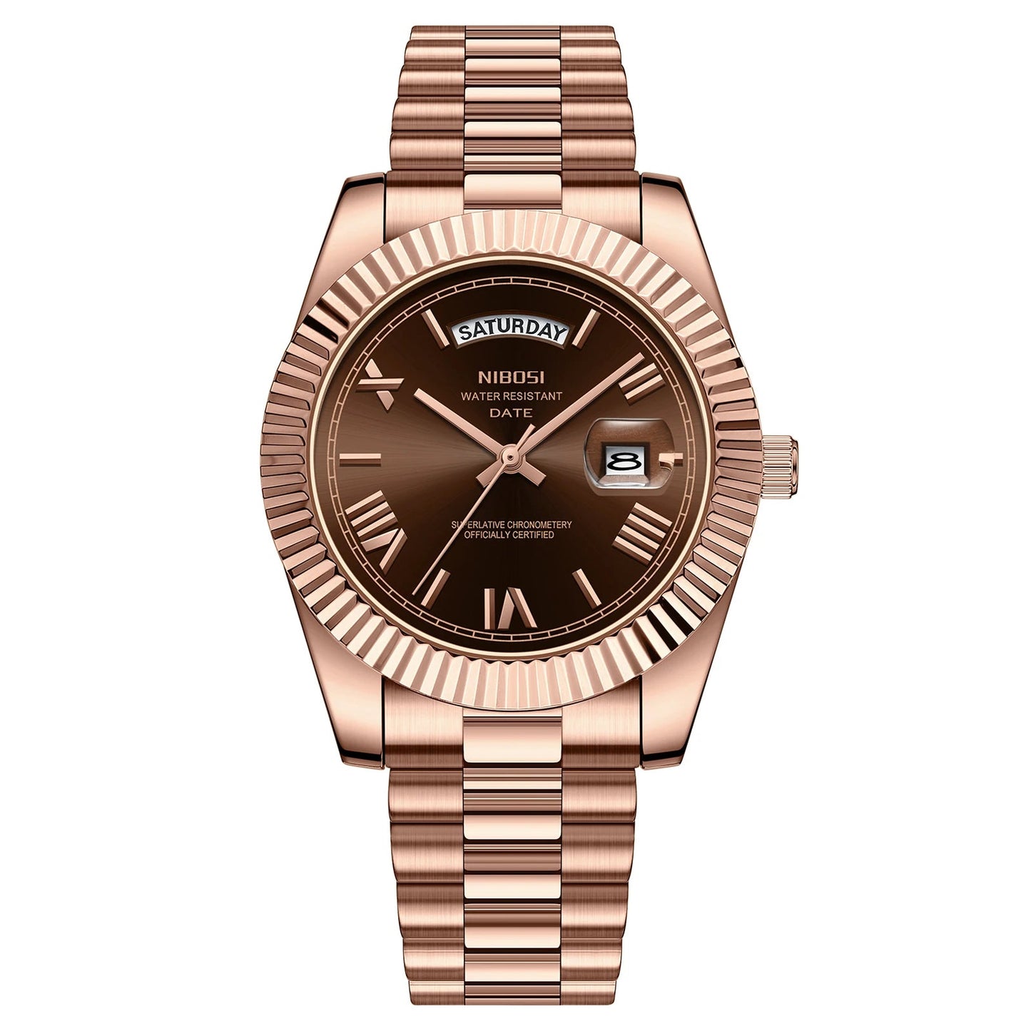 NIBOSI Fashion Quartz Men Watch Top Brand Luxury Wristwatch Day Date Miyota Watch Men Waterproof Steel Male Clock Reloj Hombre