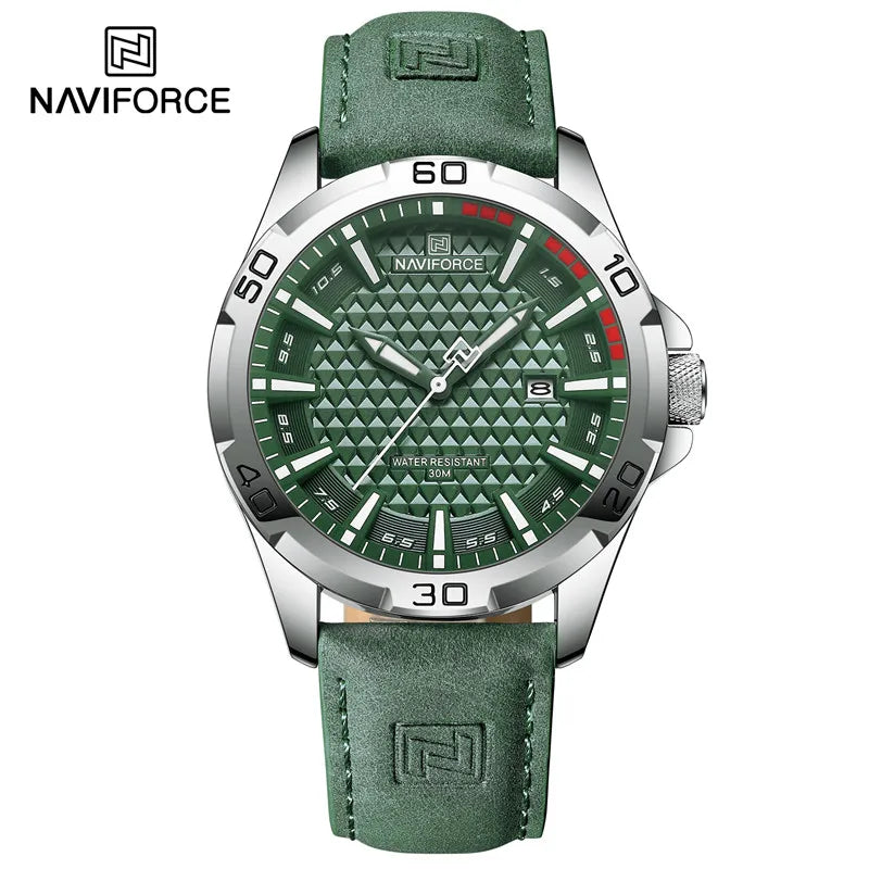 Naviforce NF8023 Sport Watch – Green Dial 45mm