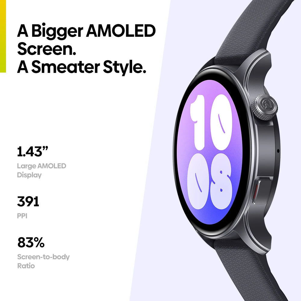 Zeblaze Btalk 3 GPS Smartwatch 1.43" AMOLED