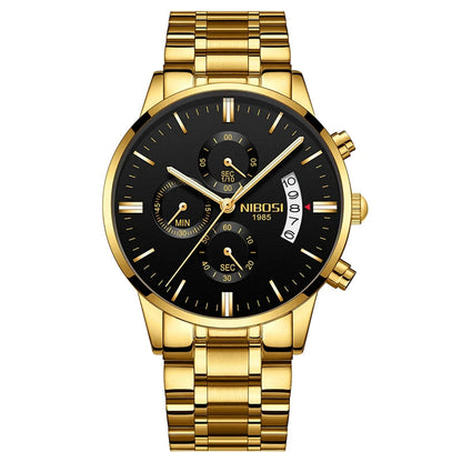 NIBOSI Mens Watches Top Brand Luxury Famous Men's Dress Watch Fashion Casual Military Quartz Wristwatches Saat Relogio Masculino
