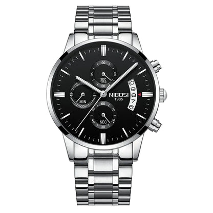 NIBOSI Mens Watches Top Brand Luxury Famous Men's Dress Watch Fashion Casual Military Quartz Wristwatches Saat Relogio Masculino