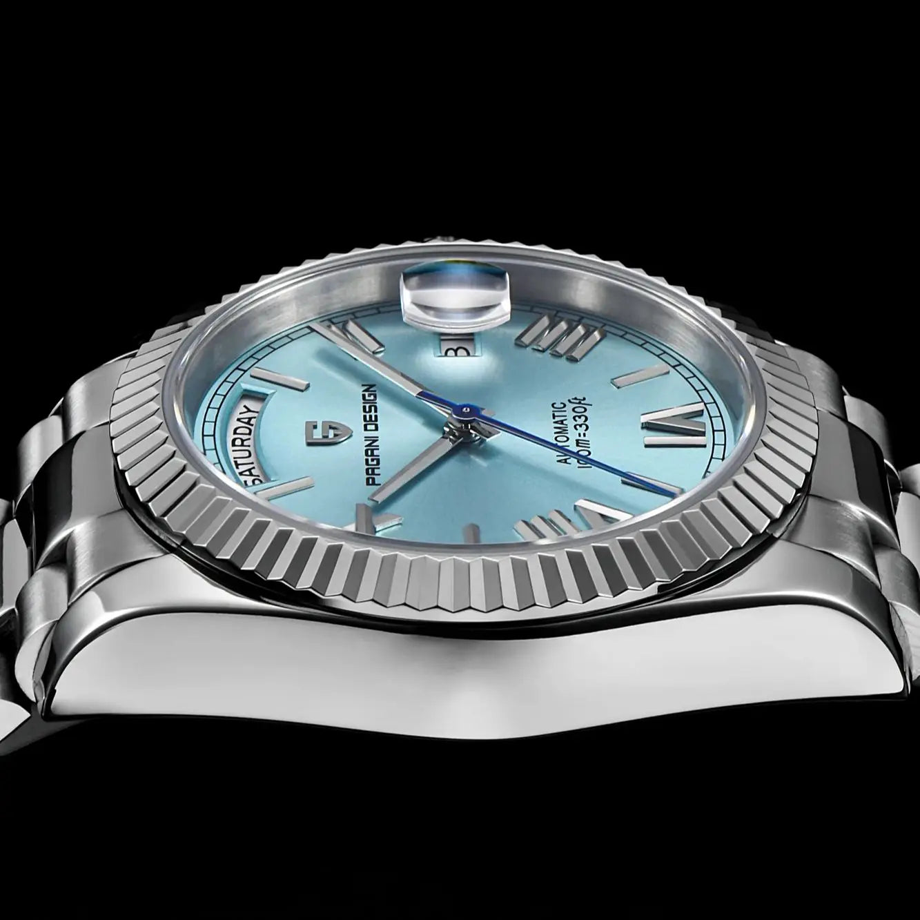 Pagani Design PD-1752 Blue Day-Date Automatic