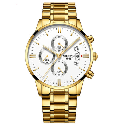 NIBOSI Mens Watches Top Brand Luxury Famous Men's Dress Watch Fashion Casual Military Quartz Wristwatches Saat Relogio Masculino