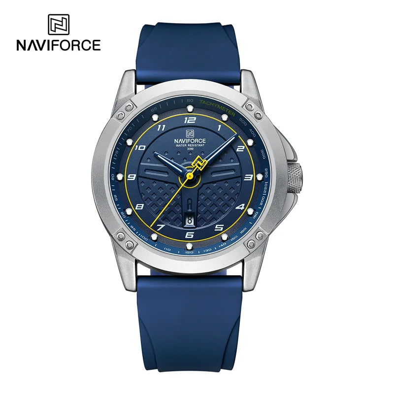 Naviforce Blue Sport Quartz Men’s Watch 45mm