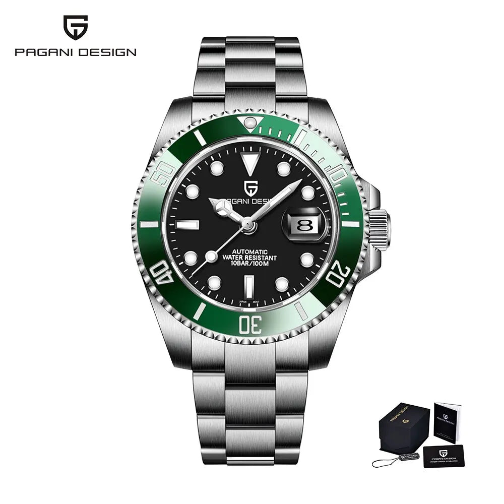 Pagani Design PD1661 Automatic Green Sapphire Diver