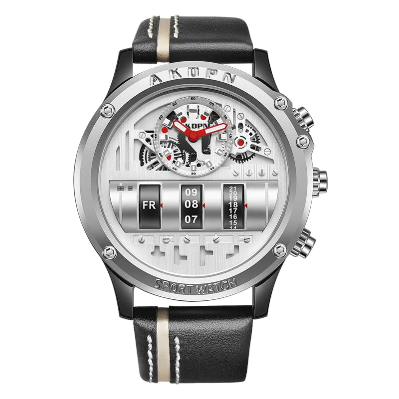 Yashidun Skeleton Automatic Watch with Full Calendar