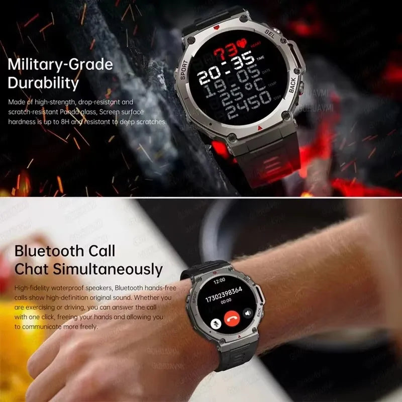 T-Rex 3 Military GPS Smartwatch 1.43” AMOLED