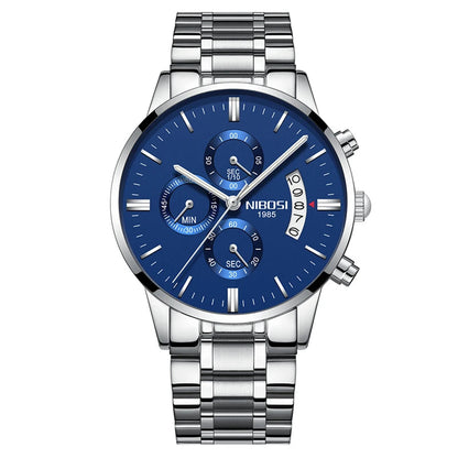 NIBOSI Mens Watches Top Brand Luxury Famous Men's Dress Watch Fashion Casual Military Quartz Wristwatches Saat Relogio Masculino